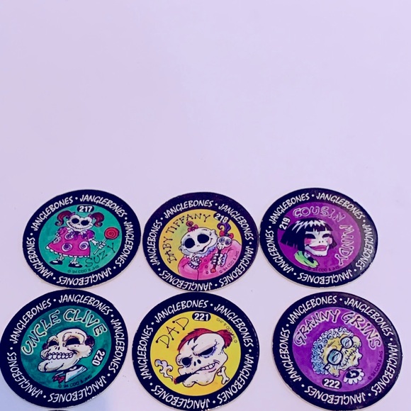 POGS skeleton Janglebones slammer whammer asst lot - Picture 2 of 12